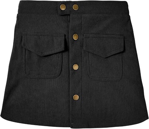 Century Star Skirts for Girls Corduroy Short Mini Skirt Plaid Skirt High Waist Uniform Skirts for Girls A-line Short in Saudi Arabia