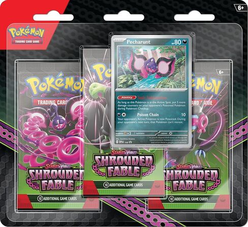POKEMON TCG: SCARLET AND VIOLET SHROUDED FABLE THREE-BOOSTER BLISTER in Saudi Arabia
