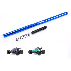 RCAWD Alum 227MM Center Driveshaft for 1/10 ARRMA Kraton 4S ARA4408V2 ARA102690 Upgrade Parts (Red)