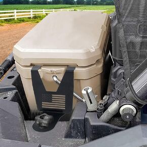 علم الولايات المتحدة الأمريكية ozark 26 دعامة تثبيت مبرد، ملحقات تركيب مبرد RZR متوافقة مع Polaris RZR / XP / Turbo مقاومة للصدأ ومقاومة للماء وسهلة التركيب، عبوة من 2 (علم الولايات المتحدة الأمريكية)