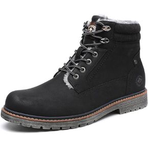 DECARSDZ Men's Fashion Lace-up Casual Chukka Boots for Men Zipper Boot