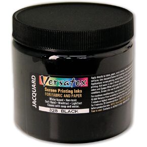 Versatex Screenprinting Ink Black for Paper and Fabric 16oz