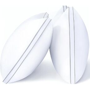 viewstar Pillows Standard Size Set of 2, Standard Pillows 2 Pack for Sleeping, Bed Pillows with Down Alternative for Back and Side Sleepers, Machine Washable, Fluffy and Supportive, 20" x 26"