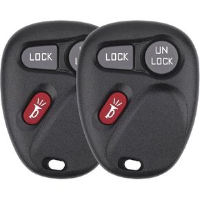 Key Fob Replacement for 2001-2002 Chevy Silverado Suburban Tahoe& GMC Sierra/ 00-01 Yukon/ 01-04 Sonoma/ 02 Avalanche& Escalade Car Keyless Entry Remote Control,KOBLEAR1XT, KOBUT1BT,3 Btn,2Pcs