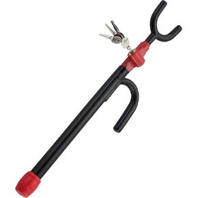 Steering Wheel Lock for Car,Security Wheel Lock Anti Theft Car Locking Device Fit for Cars Trucks Vans and SUVs, Heavy Duty & Lengthened （Black）