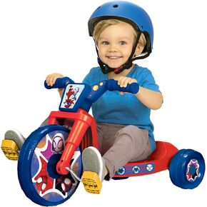 دراجة ثلاثية العجلات Spidey & His Amazing Friends مقاس 10 بوصات مع أصوات - دراجة ثلاثية العجلات للأطفال الصغار، للأعمار من 18 إلى 36 مترًا، للأطفال بطول 33 بوصة - 35 بوصة - 35 رطلًا. الحد الأقصى للوزن in Kuwait