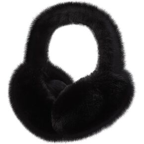 Foldable Ear Muffs for Women Cold Weather Fluffy Earmuffs Winter Warm Headband Cute Slouchy Ear Warmers