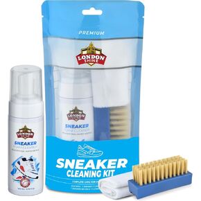 Shoe Cleaner Kit For Sneakers, Premium Cleaning Kit, Sneaker Foam 4.73 Oz With Brush & Microfiber Cloth.