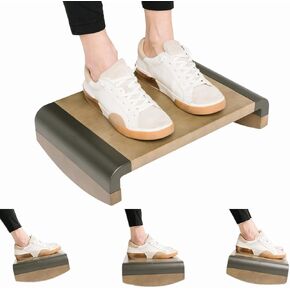 Tiel Rocking Ergonomic Foot Rest for Under Desk at Work, Home, & Gamers | Zero-Slip Bottom, Eco-Friendly, No Noise, Durable for Daily Use, Flooring Safe | Prevents Back & Hip Pain and Reduces Fatigue