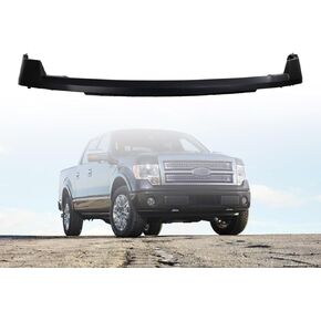 Front Upper Bumper Cover Primed Compatible With 2009 2010 2011 2012 2013 2014 Fo-rd F150,Replacement For FO1000645,DL3Z17D957APTM,With Wheel fender flare holes