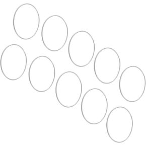 Coufce 10 Pcs 4 Inch Metal Macrame Hoops, Dream Catcher Rings Floral Hoop Wreath, Gold Macrame Rings for Weddings DIY Crafts Candle Rings