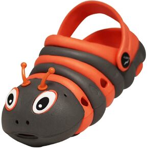 NORTY Toddler Clogs - Fun Baby Clogs With Comfortable Back Strap - Caterpillar Shoes for Kids - Playful Bug Shoes