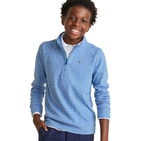 vineyard vines Boys' Saltwater Quarter-Zip, Spinnaker