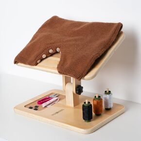Small Folding Sewing Table Desk - Portable Quilter's Essential for Cutting and Crafting - Multifunctional Adjustable Height & Angle for Sewing Enthusiasts - Ideal for Floor, and Bed Use