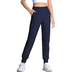 HASMES Girls Joggers Pants Lightweight Sweatpants for Girls with Pockets Kids Soft Athletic Pants for Yoga Running Dance in Kuwait