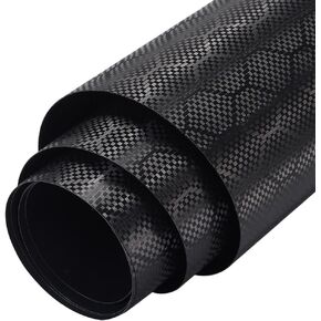 Blueshyhall PVC Vinyl Wrap Vehicle Film Carbon Black Honeycomb Air Release DIY Car Body Decals for Auto Motorcycle Bike Modification Sticker 60 in x 11.8 in
