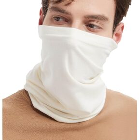 Wool Neck Gaiter Ski Face Mask Winter Scarf Neck Warmer for Men & Women