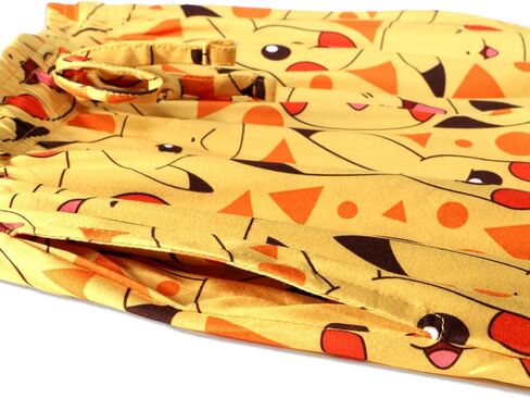 Pikachu Pajama Shorts for Boys, Men - Pokemon Shorts Boys Bundle Includes Adult Small Pikachu Pajama Shorts Plus Pokemon Trading Cards | Boys Pokemon Pajama Shorts in Saudi Arabia