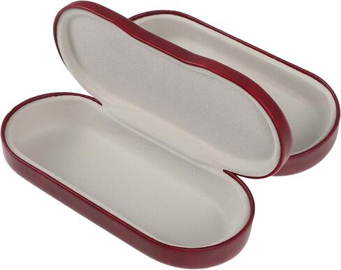 Dual Glasses Case Hard Shell Eyeglass Case Protective for 2 Eyeglasses Travel Sunglasses Organizer in Saudi Arabia