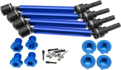 Drive Shaft Compatible with Traxxas 1/10 Maxx 4WD Monster Truck 89076-4 2.0 V2 Driveshaft w/WideMaxx Parts Rc Car Upgrade Steel Replacement(Red) in Saudi Arabia