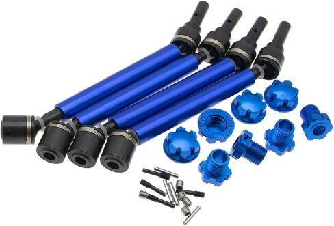Drive Shaft Compatible with Traxxas 1/10 Maxx 4WD Monster Truck 89076-4 2.0 V2 Driveshaft w/WideMaxx Parts Rc Car Upgrade Steel Replacement(Red) in Saudi Arabia