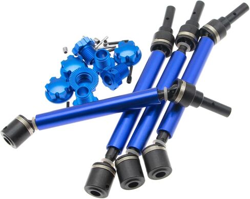 Drive Shaft Compatible with Traxxas 1/10 Maxx 4WD Monster Truck 89076-4 2.0 V2 Driveshaft w/WideMaxx Parts Rc Car Upgrade Steel Replacement(Red) in Saudi Arabia