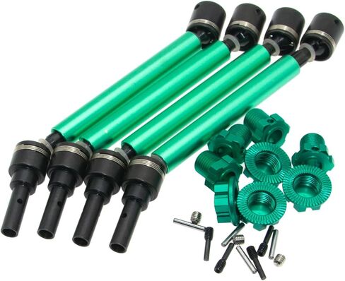 Drive Shaft Compatible with Traxxas 1/10 Maxx 4WD Monster Truck 89076-4 2.0 V2 Driveshaft w/WideMaxx Parts Rc Car Upgrade Steel Replacement(Red) in Saudi Arabia
