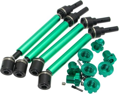 Drive Shaft Compatible with Traxxas 1/10 Maxx 4WD Monster Truck 89076-4 2.0 V2 Driveshaft w/WideMaxx Parts Rc Car Upgrade Steel Replacement(Red) in Saudi Arabia