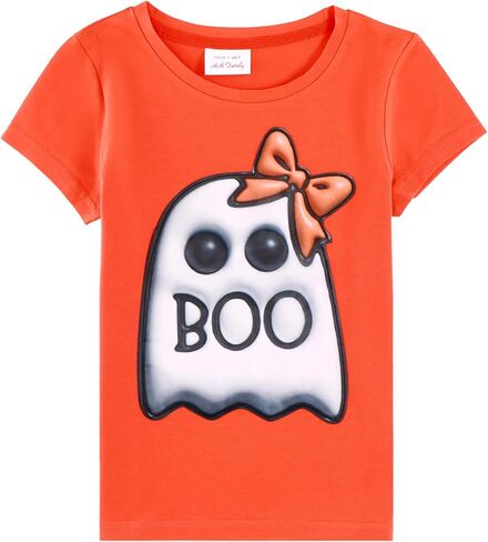 HH Family Halloween Shirts for Girls Boys and Kids Ghost Witch and Pumpkin Shirt in Kuwait
