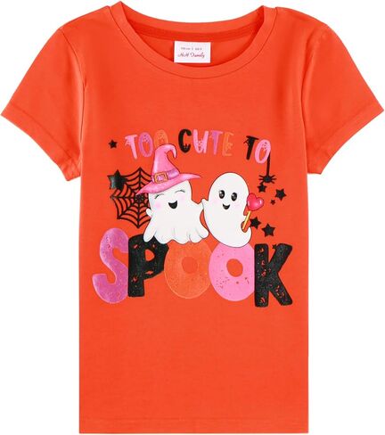 HH Family Halloween Shirts for Girls Boys and Kids Ghost Witch and Pumpkin Shirt in Kuwait
