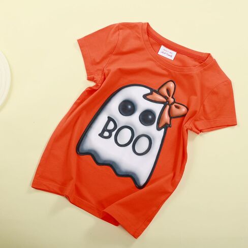 HH Family Halloween Shirts for Girls Boys and Kids Ghost Witch and Pumpkin Shirt in Kuwait