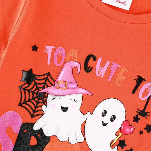 HH Family Halloween Shirts for Girls Boys and Kids Ghost Witch and Pumpkin Shirt in Kuwait