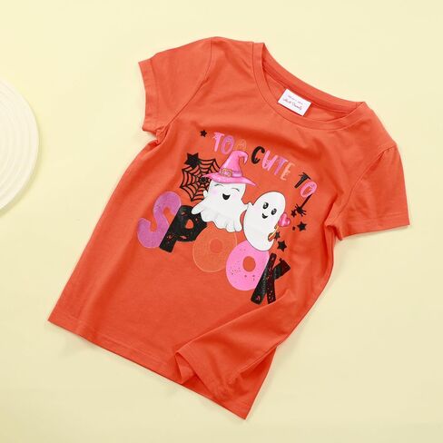 HH Family Halloween Shirts for Girls Boys and Kids Ghost Witch and Pumpkin Shirt in Kuwait