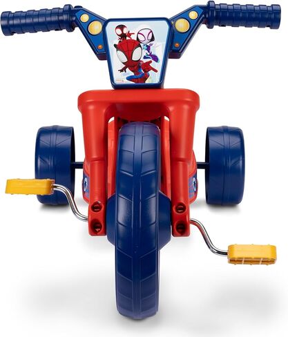 دراجة ثلاثية العجلات Spidey & His Amazing Friends مقاس 10 بوصات مع أصوات - دراجة ثلاثية العجلات للأطفال الصغار، للأعمار من 18 إلى 36 مترًا، للأطفال بطول 33 بوصة - 35 بوصة - 35 رطلًا. الحد الأقصى للوزن in Kuwait