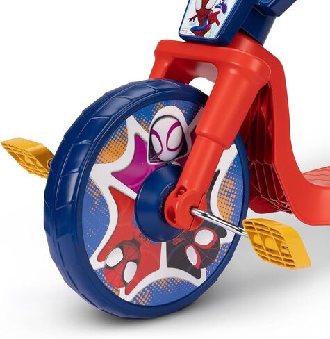 دراجة ثلاثية العجلات Spidey & His Amazing Friends مقاس 10 بوصات مع أصوات - دراجة ثلاثية العجلات للأطفال الصغار، للأعمار من 18 إلى 36 مترًا، للأطفال بطول 33 بوصة - 35 بوصة - 35 رطلًا. الحد الأقصى للوزن in Kuwait