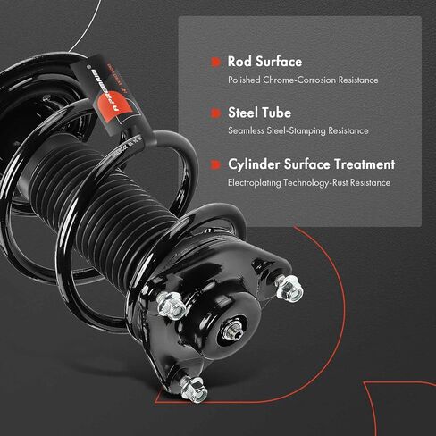 A-Premium Front Pair (2) Complete Strut & Coil Spring Assembly Compatible with Hyundai Sonata 2011, Driver and Passenger Side, Replace# 18920841, 18920842 in Saudi Arabia