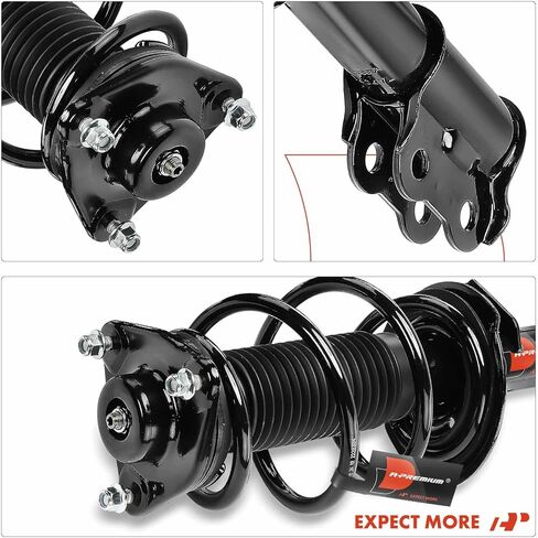 A-Premium Front Pair (2) Complete Strut & Coil Spring Assembly Compatible with Hyundai Sonata 2011, Driver and Passenger Side, Replace# 18920841, 18920842 in Saudi Arabia