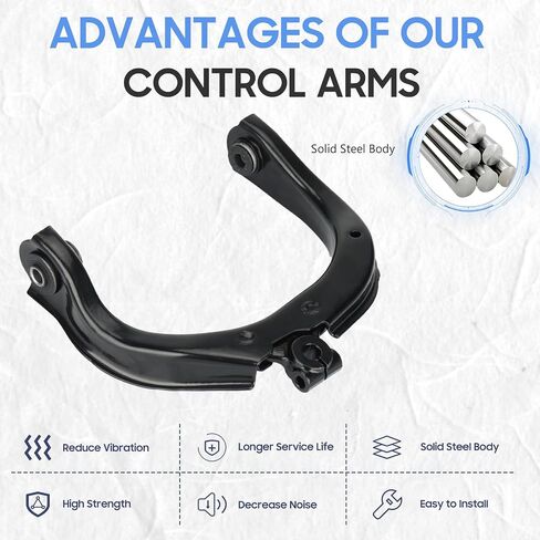 مفاصل كروية لأذرع التحكم العلوية الأمامية لـ 02-09 GMC Envoy&Chevy Trailblazer، 04-07 Buick Rainier، 03-06 SSR، 02-04 Oldsmobile Bravada، 05-09 Saab 9-7X، 03-08 Isuzu Ascender in Saudi Arabia