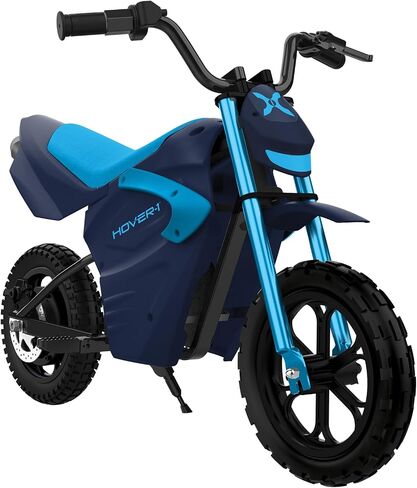 HOVER-1 My First Dirt Bike بمحرك بقوة 300 واط، وسرعة قصوى تبلغ 9 ميل في الساعة، ومدى 9 أميال، وإطارات للطرق الوعرة مقاس 12.5 بوصة in Kuwait