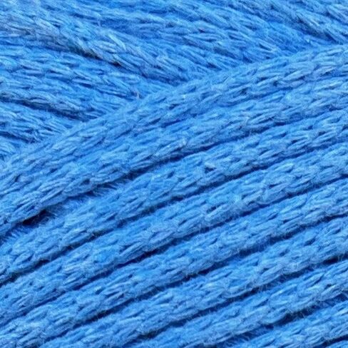 Braided Macrame Cord 3mm x 93yards (279 Feet), Cotton Macrame Cord, Colored Rope, Macrame Yarn, Colored Craft Rope for Wall Hanging, Plant Hangers, Crafts, for Knitting (White 3mm) 1 in Kuwait