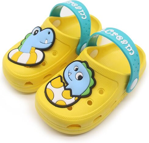 Toddler Shoes Little Kid Clogs Slide Sandals for 0-8 yrs Kids Unisex for Girls and Boys Garden Shoes Cartoon Slides Slip-Resistance Sandals Beach Pool Slippers in Saudi Arabia