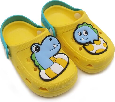 Toddler Shoes Little Kid Clogs Slide Sandals for 0-8 yrs Kids Unisex for Girls and Boys Garden Shoes Cartoon Slides Slip-Resistance Sandals Beach Pool Slippers in Saudi Arabia