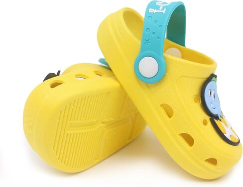 Toddler Shoes Little Kid Clogs Slide Sandals for 0-8 yrs Kids Unisex for Girls and Boys Garden Shoes Cartoon Slides Slip-Resistance Sandals Beach Pool Slippers in Saudi Arabia