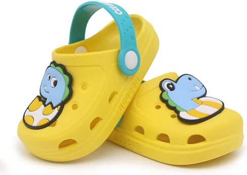 Toddler Shoes Little Kid Clogs Slide Sandals for 0-8 yrs Kids Unisex for Girls and Boys Garden Shoes Cartoon Slides Slip-Resistance Sandals Beach Pool Slippers in Saudi Arabia