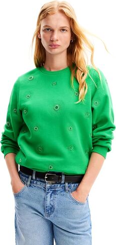 Desigual Women's Sudadera Rayas Imagotipo in Saudi Arabia