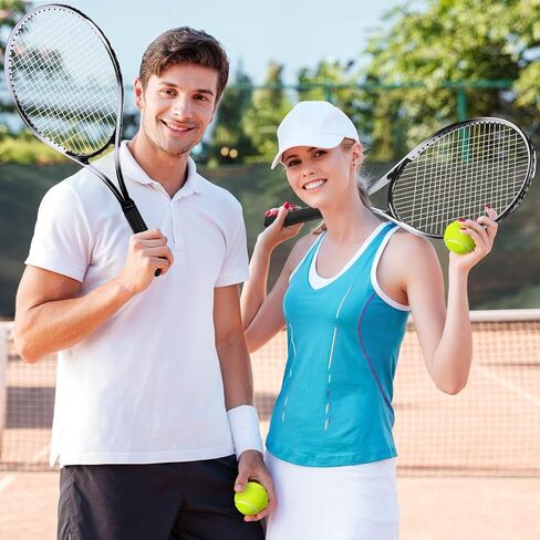 4 Pack Tennis Rackets for Adults Recreational 4 Players Pre Strung 27 Inch Tennis Racquets Lightweight Tennis Rackets Bulk with 4 Tennis Balls 4 Overgrips for Tennis Training in Saudi Arabia