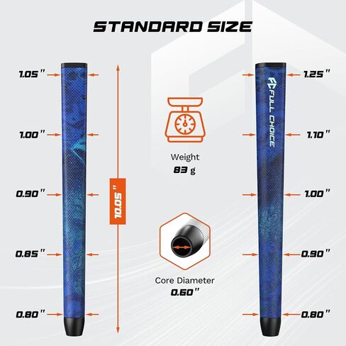Pistol Golf Putter Grip Fashion Design, Non-slip Surface Texture， Comfortable Feel and High Feedback， Putter Grips Standard for Men, Women and Junior Golfers in Saudi Arabia