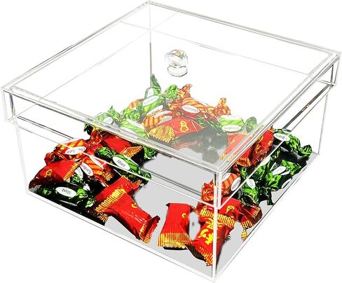 منظم صناديق عرض أكريليك شفاف للمجوهرات والساعات والساعات والأقلام والقلائد والأساور والأقراط والمزيد in Kuwait