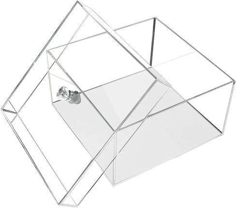 منظم صناديق عرض أكريليك شفاف للمجوهرات والساعات والساعات والأقلام والقلائد والأساور والأقراط والمزيد in Kuwait