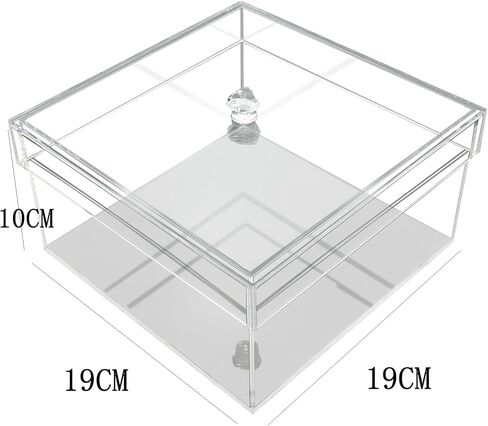 منظم صناديق عرض أكريليك شفاف للمجوهرات والساعات والساعات والأقلام والقلائد والأساور والأقراط والمزيد in Kuwait